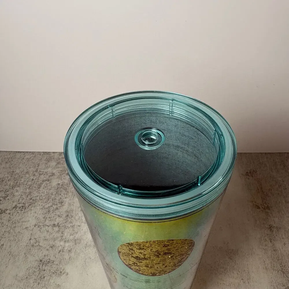 Starbucks Holiday 2020 Gold Glitter Polka Dot Venti Cold Cup Tumbler 24oz